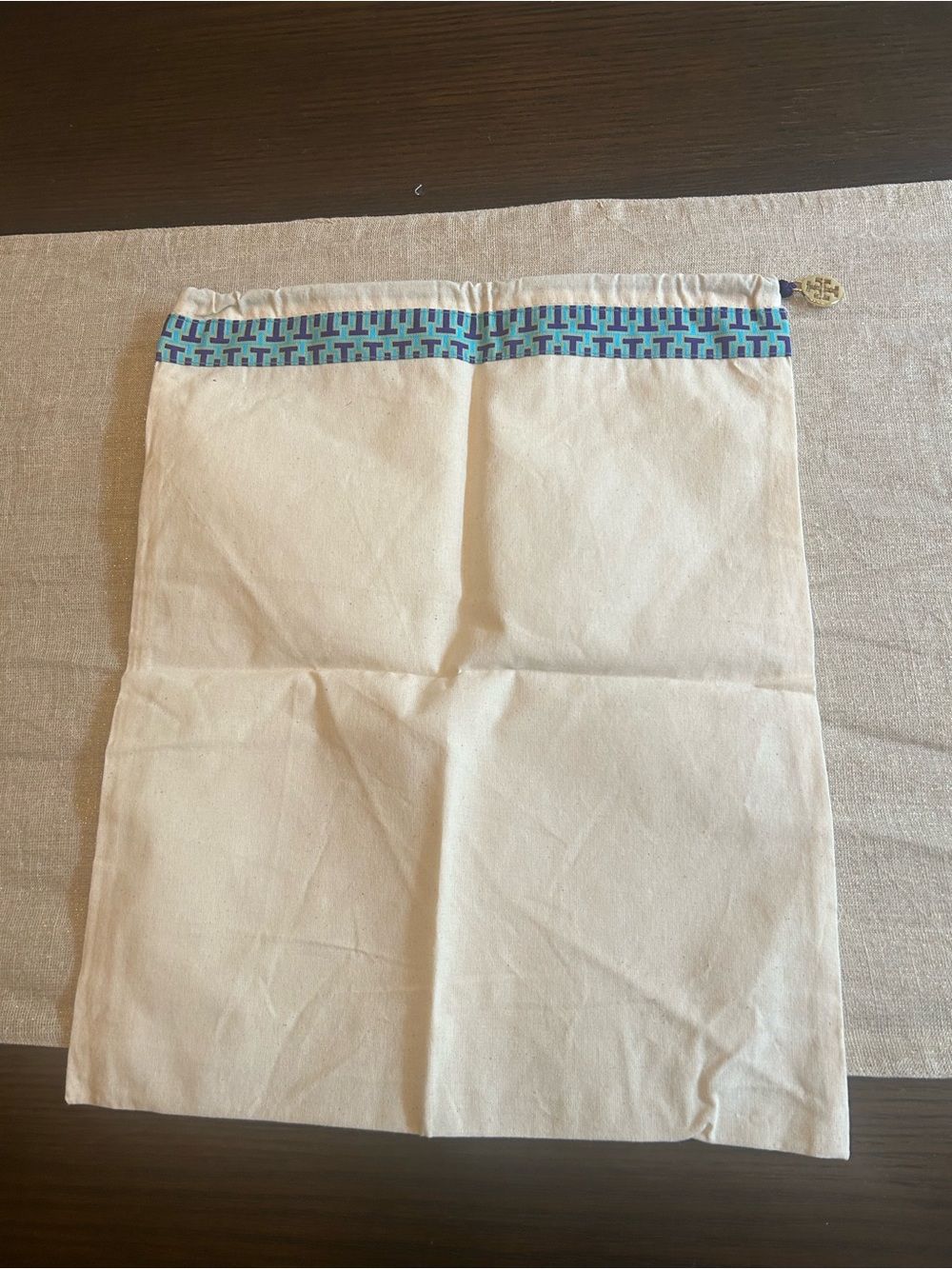 Tory Burch Authentic Drawstring Dust Bag Large 14” x 18” New Unused